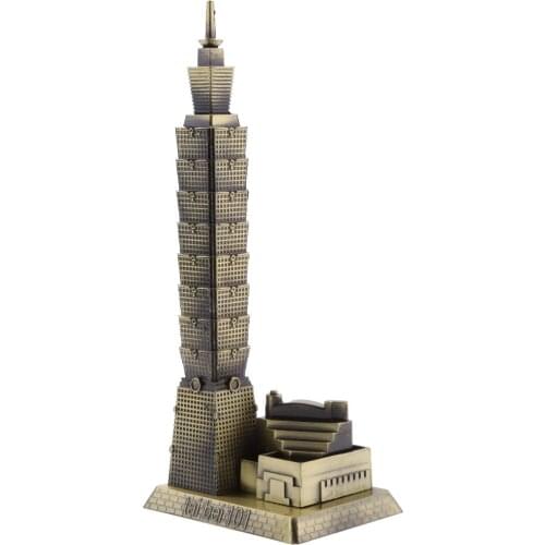 Taipei 101 Figurine Statue Model Sculpture Souvenir Home Decor Gift Architecture Crafts Landmark Model Furnishing Articles