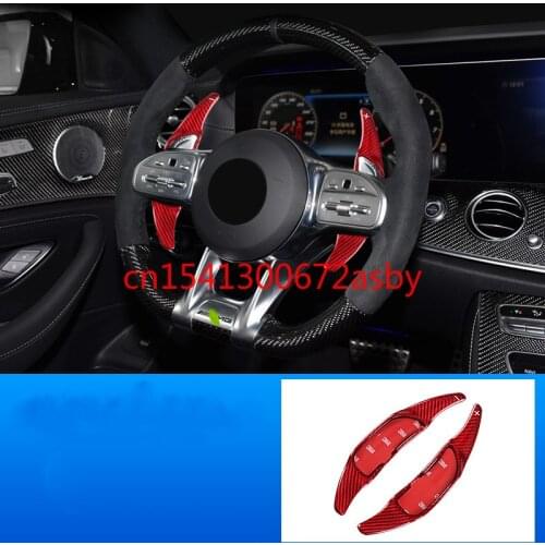 Steering wheel extension paddle shift For Mercedes-Benz AMG A45 CLA45 C63 GLC63S GLA45 E53 car accessories 2 pcs