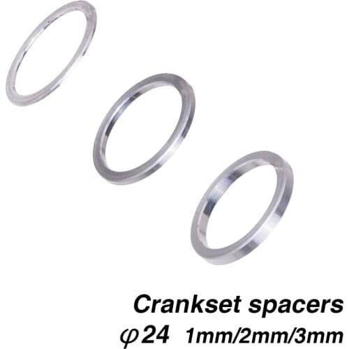 Bicycle Bottom Brackets Accessories Washer 1mm 2mm 3mm Spacer for Road Mountain Bike Diameter 24mm Chainset Crankset BB Spacers