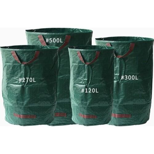 Large Capacity Garden Bag, Reusable Leaf Sack,Light Trash Can, Foldable Garden Garbage Waste Collection Container ,Storage Bag