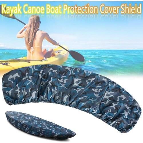 Waterproof Oxford Cloth Storage Cover Kayak Canoe Boat Dustproof Solar UV Protection Cover Boat Canoe Dust Cover Shield
