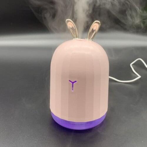 High Quality 220ML Ultrasonic Air Humidifier Aroma Essential Oil Diffuser for Home Car USB Fogger Mist Maker with LED Night Lamp