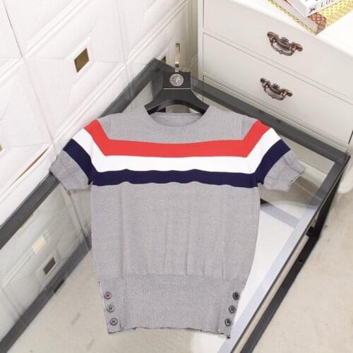 Y2k Crop Top & Tees Kawaii Anime Goth Plus Size Women Clothing Summer 2021 Clothes Graphic TShirts Harajuku Striped Korean Style