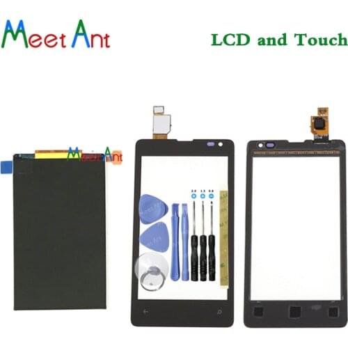 New high quality 4.0'' For Nokia Microsoft Lumia 435 532 N435 N532 Lcd Display With Touch Screen Digitizer Sensor