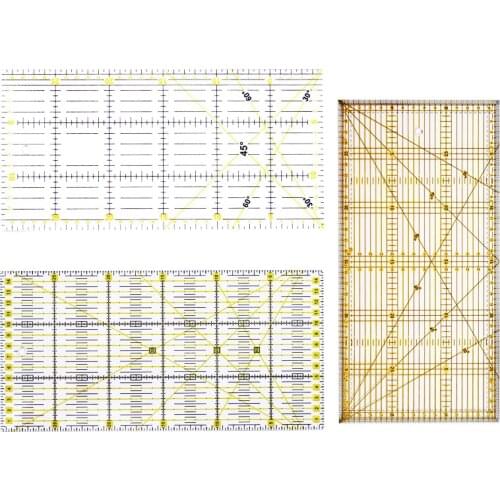 1 Pc 30x15cm Acrylic Patchwork Aligned Ruler Transparent Drawing Ruler Office & School Sewing Measuring Supplies