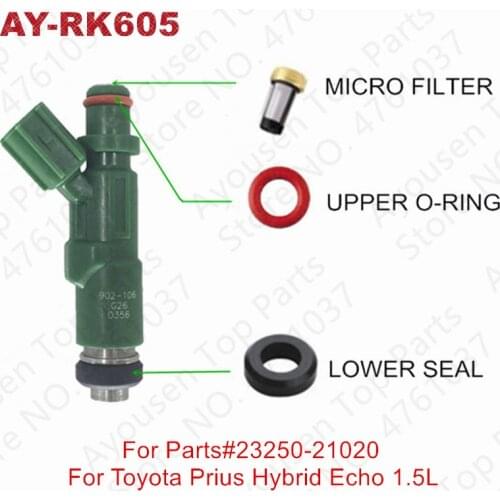 10sets Fuel Injector Repair Kits For Toyota Prius Scion XA XB ECHO 1.5L 23250-21020 (AY-RK605)