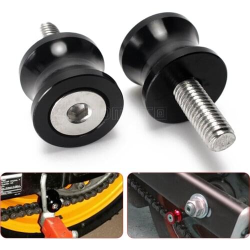 10mm Motorcycle CNC Swingarm Spools stand screws Slider For KAWASAKI ER6N Z750 Z750R Z250 NINJA 250 300 Z1000 1000 Versys 650