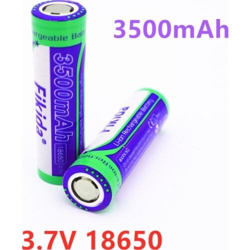 100% New 18650 3500mAh Battery 3.7V 30A High Discharge 18650 Rechargeable Batteries for Flashlight Tools Battery