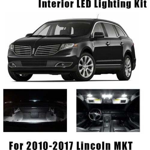 12pcs White Canbus LED Bulbs Interior Map Dome Light Kit For 2010 2011 2012 2013-2017 Lincoln MKT Reading Roof Trunk Lamp