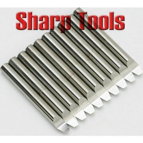 40 Angle 4x2.0mm V Tungsten Carbide Bits CNC Tools Metal Milling Cutters, Engraving Milling Machine Tools Bit for Aluminum Steel