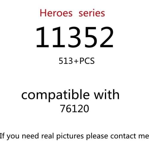 513PCS 11352 Building Block Toy Creative Series 76120 Assembled Building Block Childrens Toy Gifts