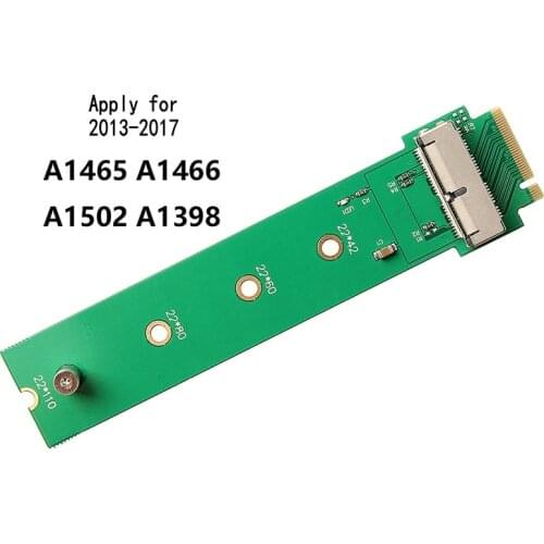 PCI Express 4X M.2 NGFF M-Key to 2013 2014 2015 Apple Macbook SSD adapter pcie card adaptador for A1493 A1502 A1465 A1466