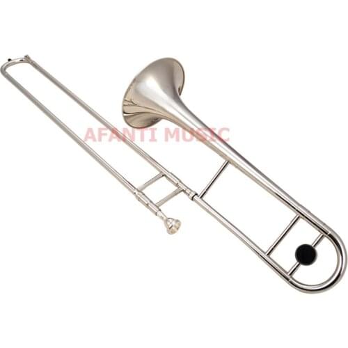 Afanti Music Tenor Falling Tune B / Yellow Brass / Silver Trombone (ATB-1231)