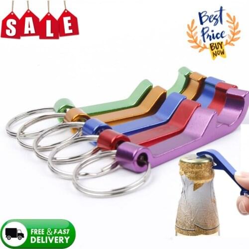 Aluminium Portable Can Opener Key Chain Ring Can Opener Restaurant Promotion Gifts Kitchen Tools Birthday Gift Party Supplies