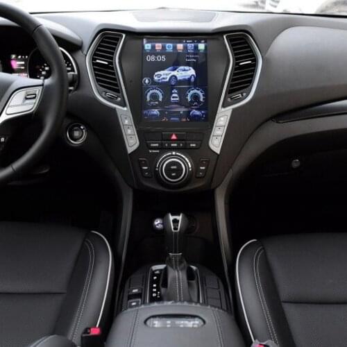 Car radio For Hyundai IX45 Santa Fe 2015 2016 2017 android Car gps navigation stereo head unit video audio Tape Recorder DVR Car