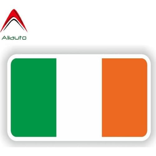 Aliauto Personality Car Sticker Ireland Accessories Flag Bike Waterproof Sunscreen Anti-UV Reflective Decal,10cm*5cm