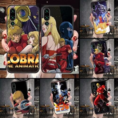 Cobra the Animation Anime Phone case For Huawei P Mate P10 P20 P30 P40 10 20 Smart Z Pro Lite 2019 black luxury coque painting