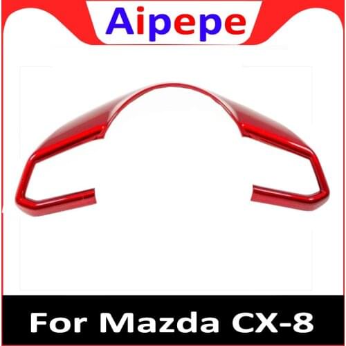 For Mazda 6 Atenza 3 Axela 2 Demio CX-3 CX-4 CX-5 CX-8 2017-2019 Steering Wheel Sequin Cover Trims ABS Car Interior Accessories