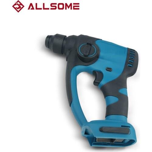 ALLSOME Rotary Rechargeable Hammer Power Impact Drill Brushless Cordless Electric Demolition Hammer Woodworking DIY Tool