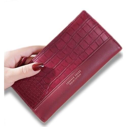 New Womens Wallet Long Female Alligtor Wallets Fashion Crocodile Pattern Thin Ladies Zipper Coin Purses Card Holder Money Bags