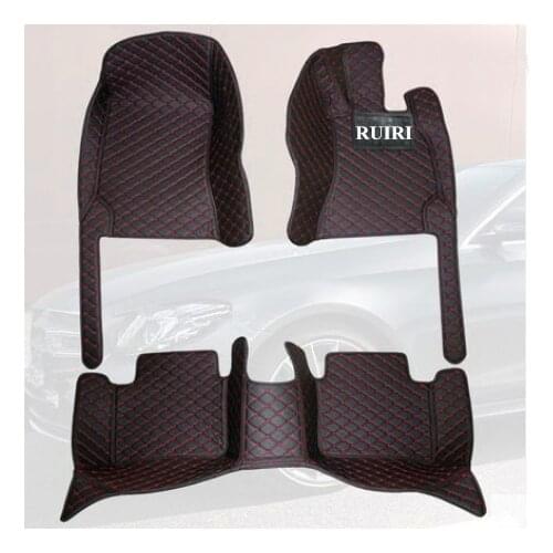 Custom special car floor mats for Right Hand Drive Mercedes Benz C200 C220d C250 C300 C350 W204 2014-2007 waterproof car carpets