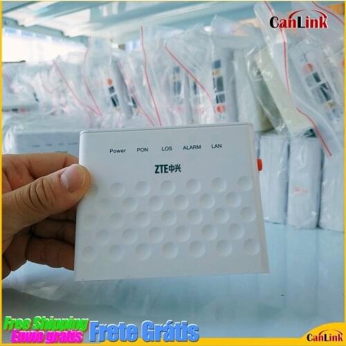 Hot sell ZTE 10pcs second-hand ONU GPON Gigabit 1000Mbs optic line termical gpon ONT terminal F601 Interface English version