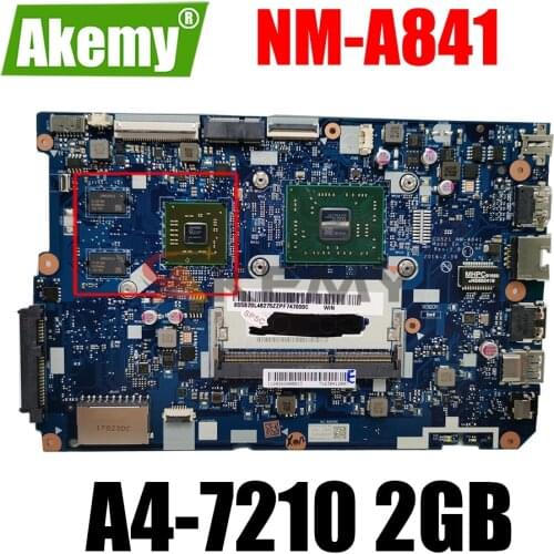 NEW Board FRU 5B20L46275 For Lenovo IdeaPad 110-15ACL CG521 NM-A841 laptop motherboard With CPU A4-7210 2GB 100% fully tested