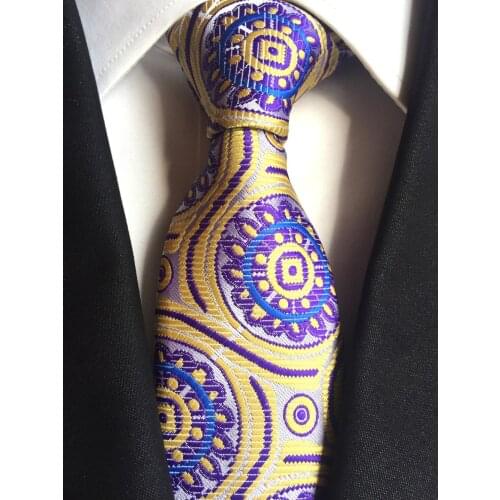 New Design Mens Spring Ties Paisley Floral Necktie