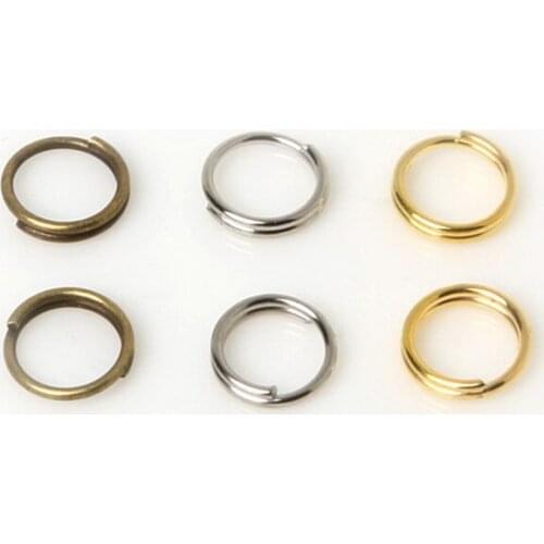 Selling 6MM Approx 660pcs/lot Metal Double Loops Open Jump Rings&Split Rings for Jewelry Bracelet Findings DIY Connector