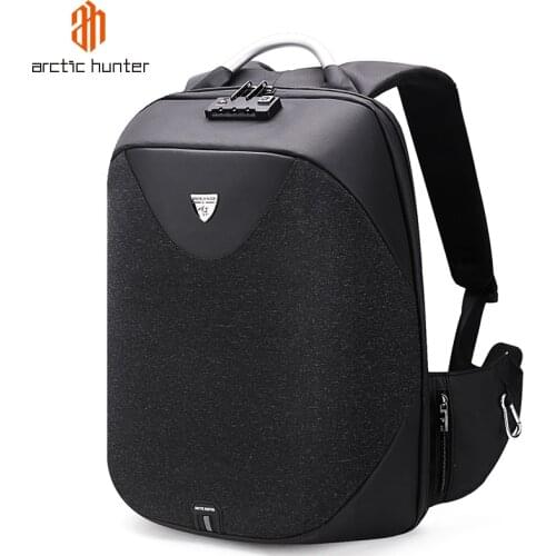 ARCTIC HUNTER Anti Theft Backpack for Man 15.6 Inch Laptop Bagpack Outdoor School Bags Men Waterproof Computer Bag Mochila Male