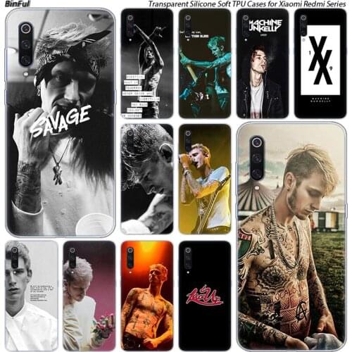 MGK Machine Gun kelly Silicone Case For Xiaomi Pocophone F1 9T 9 9SE 8 A2 Lite A1 A2 Mix3 Redmi K20 7A Note 4 4X 5 6 7 Pro S2