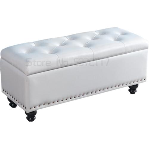 Nordic Storage Stools Multifunctional Creative Storage Change Shoe Bench Rectangular Clothing Sofa Stool Box Ottoman