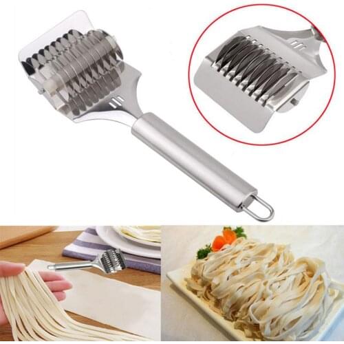 21.8x7.6cm Noodles Slitting Machine Steel Kitchen Accessories Sale Kitchen Dropshipping New Tool Silver Hot N6N5