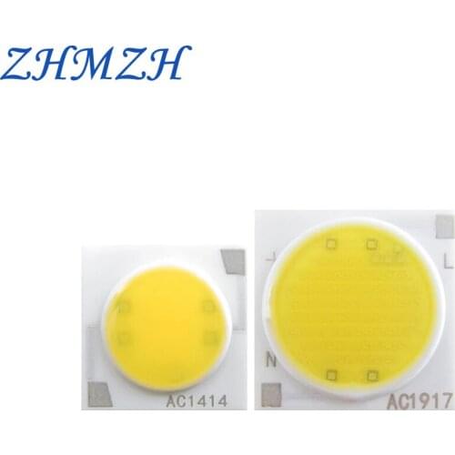 ZHMZH 2pcs/ lot LED Chips Square Surface Light Source LED Beads For Flood Light AC220V COB 3W 5W 7W 9W 12W 15W 20W 30W