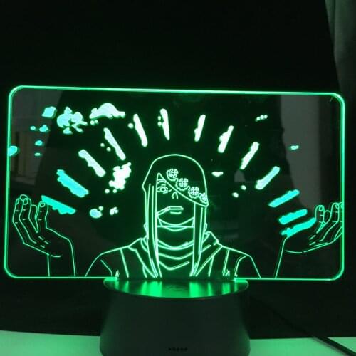 Anime Led Light Fire Force for Bedroom Decoration Nightlight Birthday Gift Room Decor Table 3d Lamp Fire Force Dropshipping