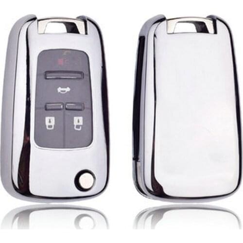 TPU Car Key Cover Case Bag Shell Holder For Chevrolet Cruze Aveo Trax Opel Astra Corsa Meriva Zafira Antara J Mokka Insignia