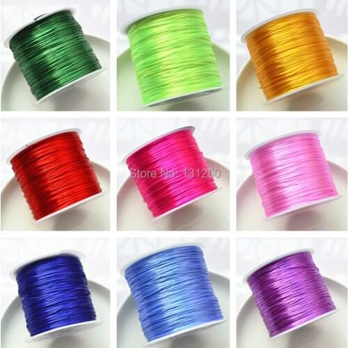 1PC 65M New Hot Stretchy Clear Beads Crystal String Elastic Jewelry Socks Knit Wire