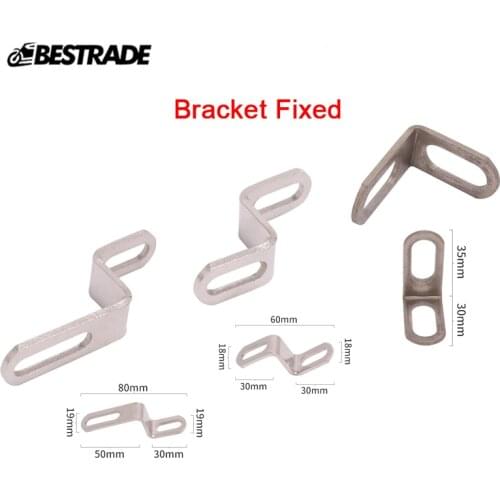 Universal Motorcycle Exhaust Muffler Pipe Mounting Fixed Bracket Exhaust System Fixing Exhaust Silencer Pipe Stainless Steel