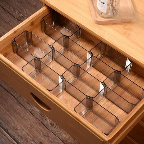 Drawer Storage Divider Free Combination Artifact Honeycomb Underwear Socks Storage Box Finishing Grid Dormitory Drawer Partition