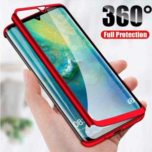 360 Full Body Protective Case for Huawei Honor V30 20 20i 10 10i 9 Lite 9X V9 Play 8 8X 7A 7C Pro Mate 30 Lite Cover with Glass