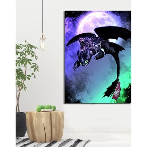 Leinwand Malerei Wand Kunst Malerei HD Cartoon Movie Poster Modulare Bild Home Decor Moderne Junge Schlafzimmer Modulare Bilder
