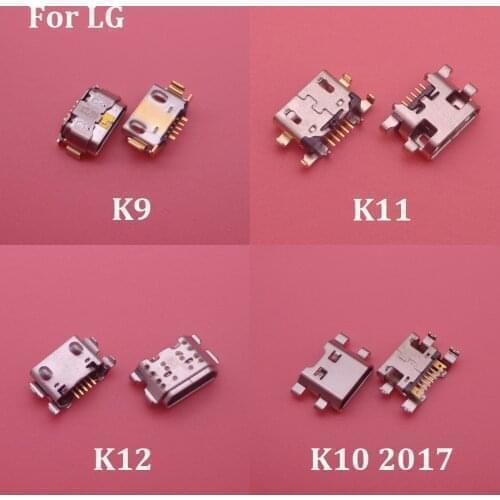 100Pcs/Lot, USB Charging Port Connector Charge Jack Socket Plug Dock For LG K9 K11 K10 K4 2017 K10 2016 k12