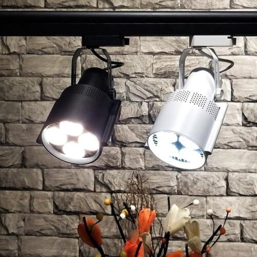 35W E27 PAR30 LED Track Spotlights Ceiling Lamps AC85-265V Lighting Fixtures Living Room Shop 8PCS/LOT