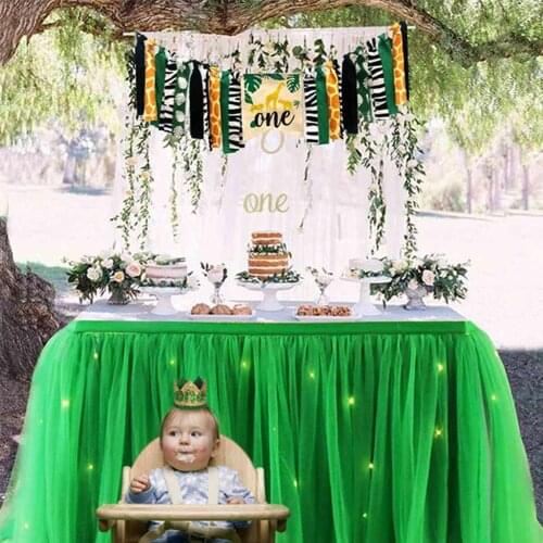 Wild Birthday banner 1st birthday Banner Flag Wild One Birthday Party Decorations Kids Happy Birthday Banner Safari Jungle Party