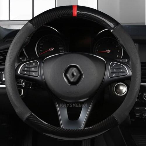 Steering Wheel Cover for Renault Scenic Clio Laguna 2 3 4 5 Kangoo Fluence Megane Trafic Talisman Twingo Kaptur Car Accessories