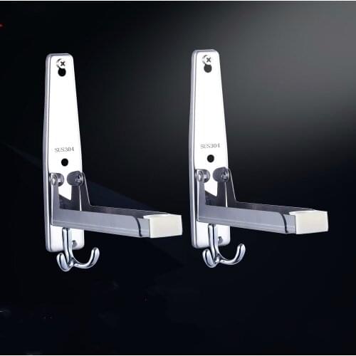 Storage Holder Thick 304 stainless steel Folding Microwave Oven Rack Oven Bracket Telescopic Rack wall Bracket