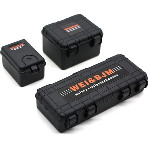 3Pcs/set Plastic RC Car Storage Box Decoration Tool for Traxxas TRX4 Axial SCX10 90046 D90 1/10 RC Crawler Accessories