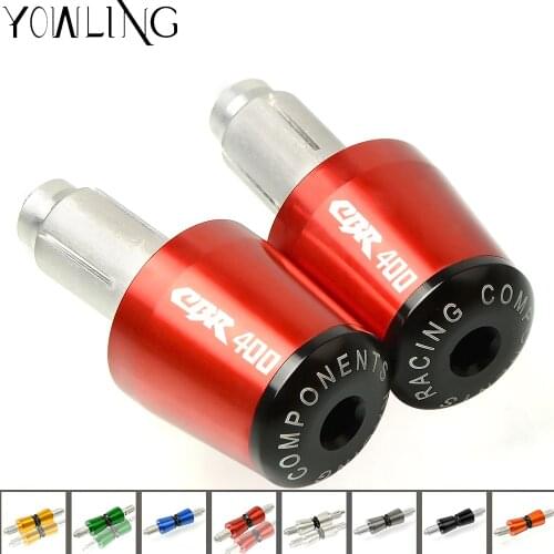 For HONDA CBR400 NC23 NC29 CBR 400 1986 1987 1988 1989 1999 1991 1992 1993 1994 Motorcycle Handlebar Grips Bar Ends Cap Slider