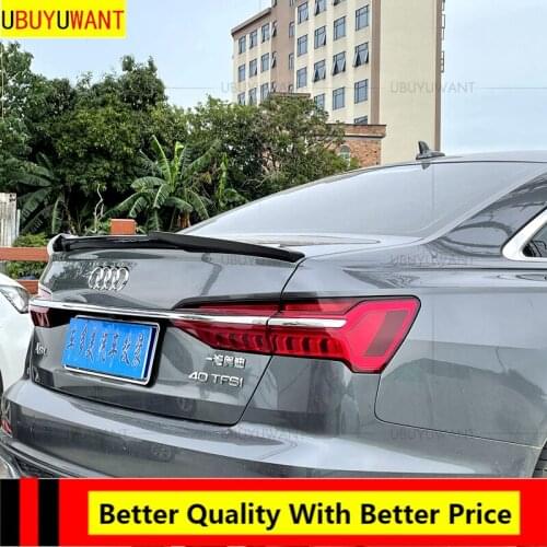 EPFBSQP Car Spoilers Carbon Fiber For 2020 2021 Audi New A6 C8 Car Accessories M4 Style Trunk Spoiler Auto Modification