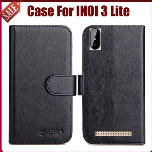 Hot Sale! INOI 3 Lite Case New Arrival 6 Colors High Quality Flip Leather Protective Phone Cover For INOI 3 Lite Case